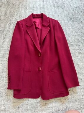 Giorgio Armani Women's Raspberry Blazer